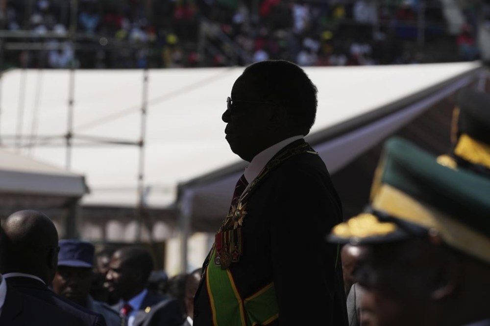 Zimbabwe Inauguration Zimbabwean president at his inauguration says the disputed election ...