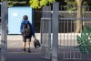 Students across much of Canada are packing lunches and slinging on backpacks today as they bid farewell to summer vacation and gear up for another school year. A elementary student arrives for his first day back to school in Montreal, Monday, Aug. 28, 2023. THE CANADIAN PRESS/Christinne Muschi