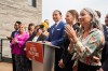 Manitoba's largest nurses union is endorsing the provincial NDP's health-care plan ahead of the Oct. 3 election. Manitoba NDP Leader Wab Kinew speaks to media during a press conference in Winnipeg, Tuesday, Sept. 5, 2023. THE CANADIAN PRESS/David Lipnowski