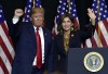FILE - President Donald Trump appears with Gov. Kristi Noem in Sioux Falls, S.D., Sept. 7, 2018. As his rivals spend the day holding town halls and meet-and-greets in early-voting states, Donald Trump is heading to South Dakota on Friday, Sept. 8, 2023, for a party fundraiser that will double as an opportunity for the state's governor, Kristi Noem, to showcase herself as a potential vice presidential pick. (AP Photo/Susan Walsh, File)