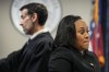 FILE - Fulton County District Attorney Fani Willis, right, and Fulton County Superior Court Judge Robert McBurney speak in the Fulton county courthouse, Tuesday, July 11, 2023, in Atlanta. A judge on Friday, Sept. 8, is expected to release the full report compiled by a special grand jury that helped an investigation by the Georgia prosecutor who ultimately indicted former President Donald Trump and 18 others. (AP Photo/Brynn Anderson, File)