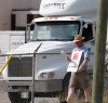 JOHN WOODS / WINNIPEG FREE PRESS
MLL workers walk the picket line outside the distribution centre on King Edward in Winnipeg, Tuesday, August 1, 2023. It is alleged that the province has hired replacement workers at the distribution centre.

Reporter: