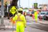 MIKAELA MACKENZIE / WINNIPEG FREE PRESS
A large construction site on southbound Pembina at McGillvray slows down and even stops traffic on Thursday.
