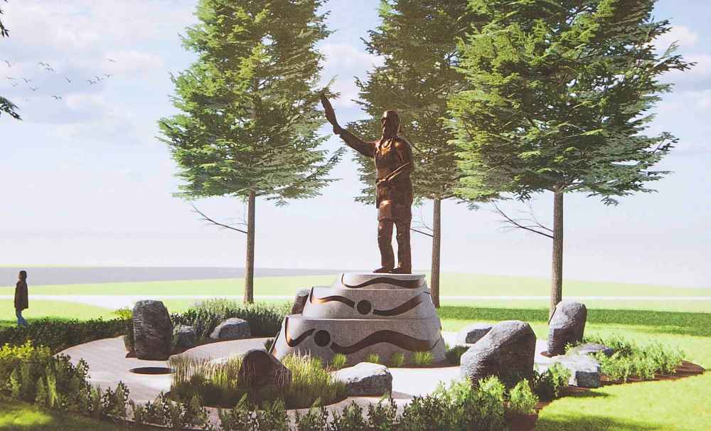 SUPPLIED
A statue of Chief Peguis, designed and sculpted by Wayne Stranger, is set to be erected on the grounds of the legislative building.
