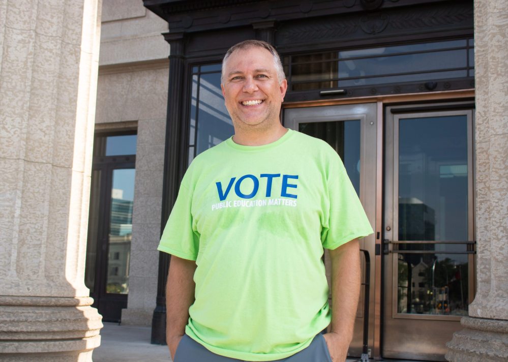 Mike Thiessen / Winnipeg Free Press
Teachers need a government that has a robust plan for recruitment and retention across the profession, said MTS president Nathan Martindale.