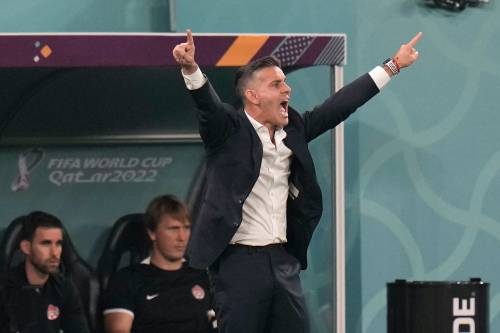 Hassan Ammar / The Associated Press files
                                Former Canada head coach John Herdman has questioned how serious Canada Soccer is about competing at the 2026 World Cup.