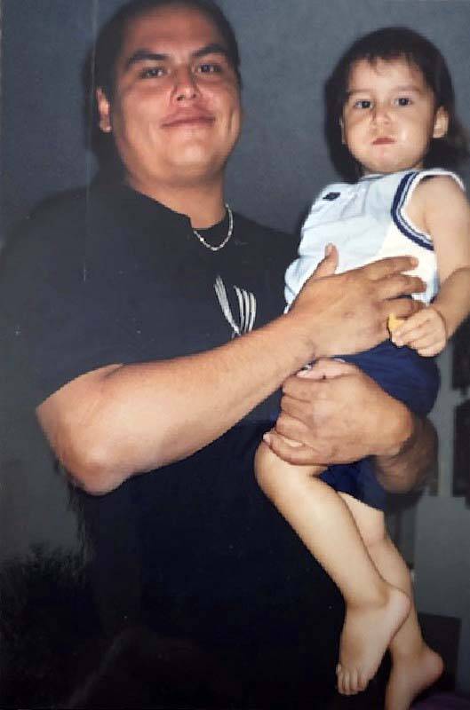 SUPPLIED
Will Ahmo with his son Emory. Ahmo died while an inmate at Headingley Correctional Institution February 7, 2021.