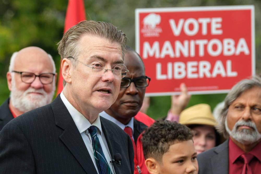 MIKE DEAL / WINNIPEG FREE PRESS
Manitoba Liberal Party Leader Dougald Lamont released a costed platform that proposes targeted tax hikes and a billion dollars in new spending as he officially launched his party’s election bid Wednesday.