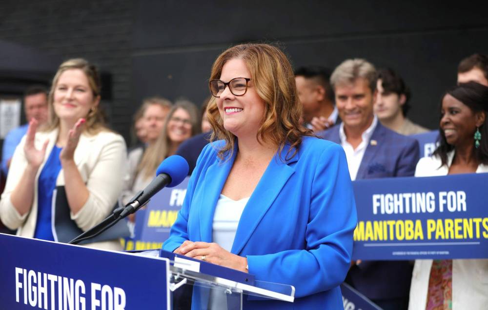 RUTH BONNEVILLE / WINNIPEG FREE PRESS FILES
PC Leader Heather Stefanson officially launched her party’s campaign this week with a promise to make life more affordable by cutting in half the lowest income-tax bracket over the next four years.