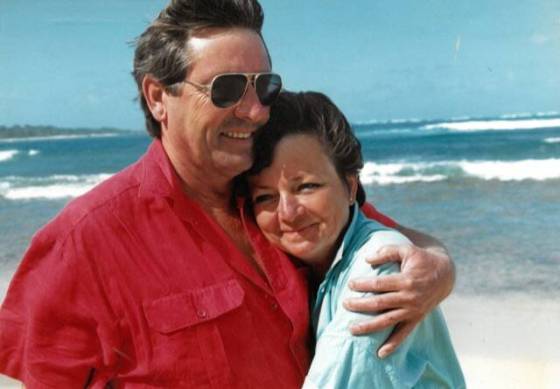 Norm and Peggy Van Elslander in Hawaii. (Supplied)
