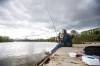 A fisher at the Alexander Docks. (Mikaela MacKenzie/Winnipeg Free Press files)