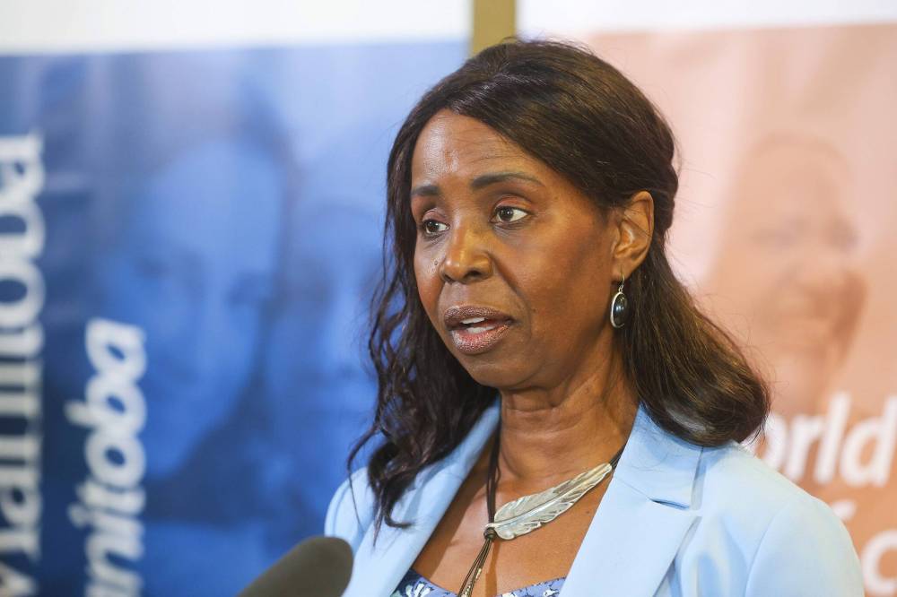 MIKE DEAL / WINNIPEG FREE PRESS FILES
The Tories are dismissing accusations that Health Minister Audrey Gordon broke election blackout rules over her comments at a contentious meeting about a proposed high school expansion in Southdale —where her re-election campaign is ongoing — last week.