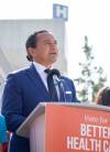 Mike Thiessen / Winnipeg Free Press Files
                                NDP Leader Wab Kinew made the announcement at a community centre in St. Boniface packed with seniors and home care workers Sunday afternoon.