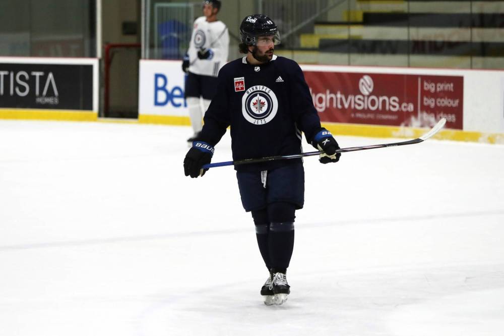 BROOK JONES / WINNIPEG FREE PRESS
Jets 2023 first-round draft pick Colby Barlow is one of many first-rounders who will play for the Jets in the Young Stars Classic.