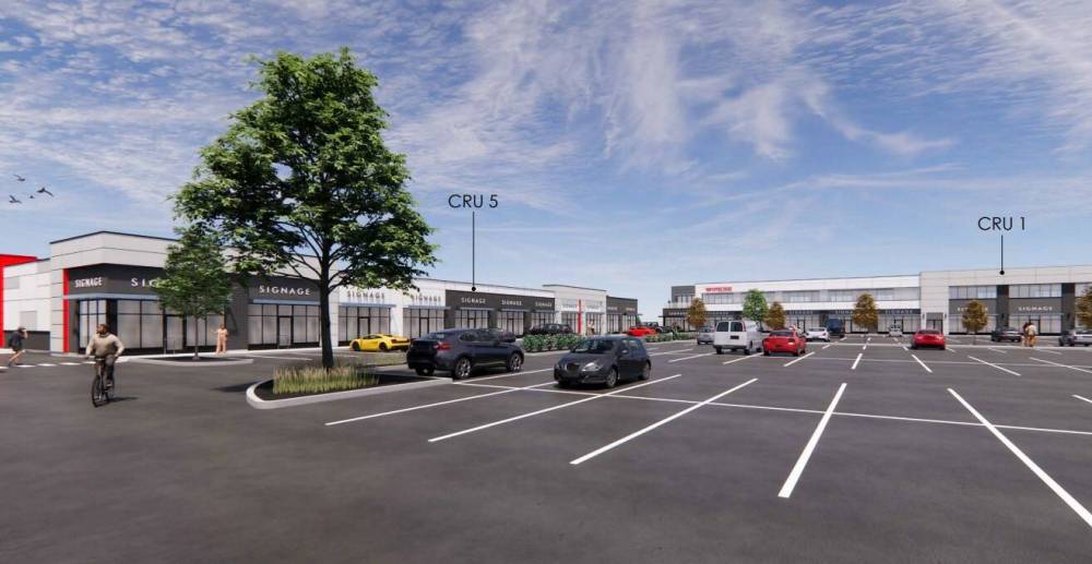 Polaris Plaza rendering. (Photo credit: Whiteland Real Estate)