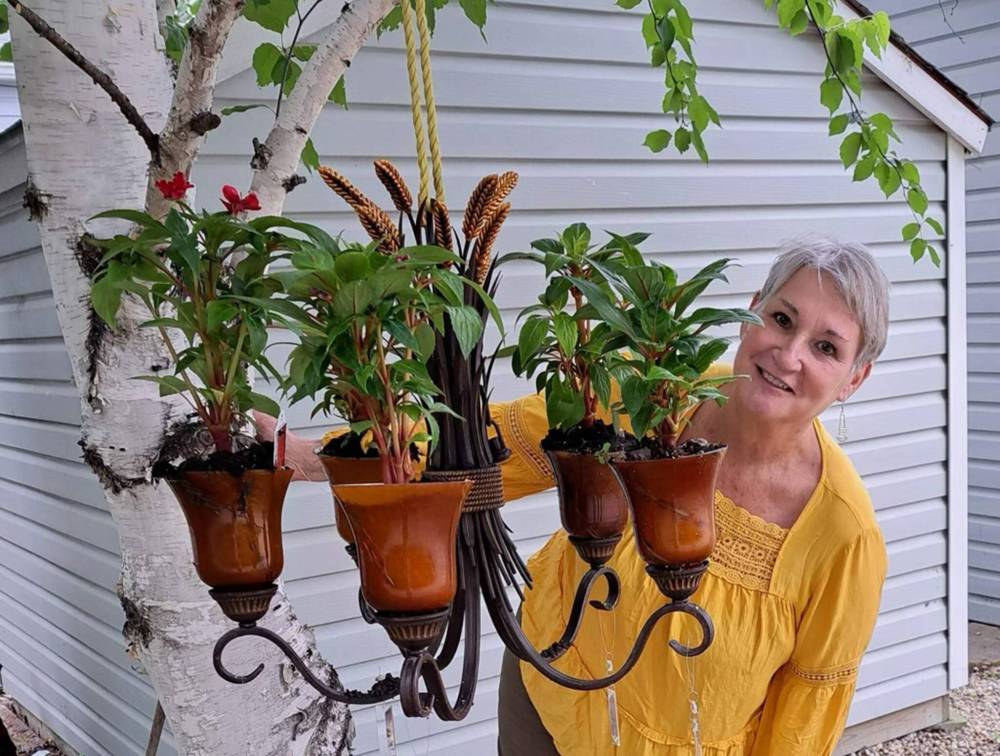 Ste. Anne resident Glenda Knoll returned from Fargo after having a knee replacement at the Sanford Clinic Aug. 31. She compared the experience to being in a five-star hotel. (Supplied)