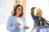 MIKE DEAL / WINNIPEG FREE PRESS
                                PC Leader Heather Stefanson pledged $10 million toward the construction of a 12-week, 180-bed addictions treatment and recovery centre run by and for First Nations.