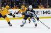 Mark Zaleski / The Associated Press files
                                Based on the Jets’ training camp set up, Cole Perfetti appears to be getting the first shot at centring the team’s second-line.