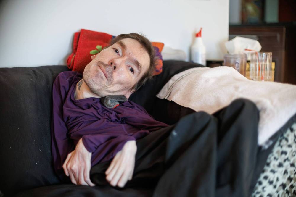 MIKE DEAL / WINNIPEG FREE PRESS FILES
Tom Landy has spinal muscular atrophy and is one of the patients ill-served by provincial health shortfalls.