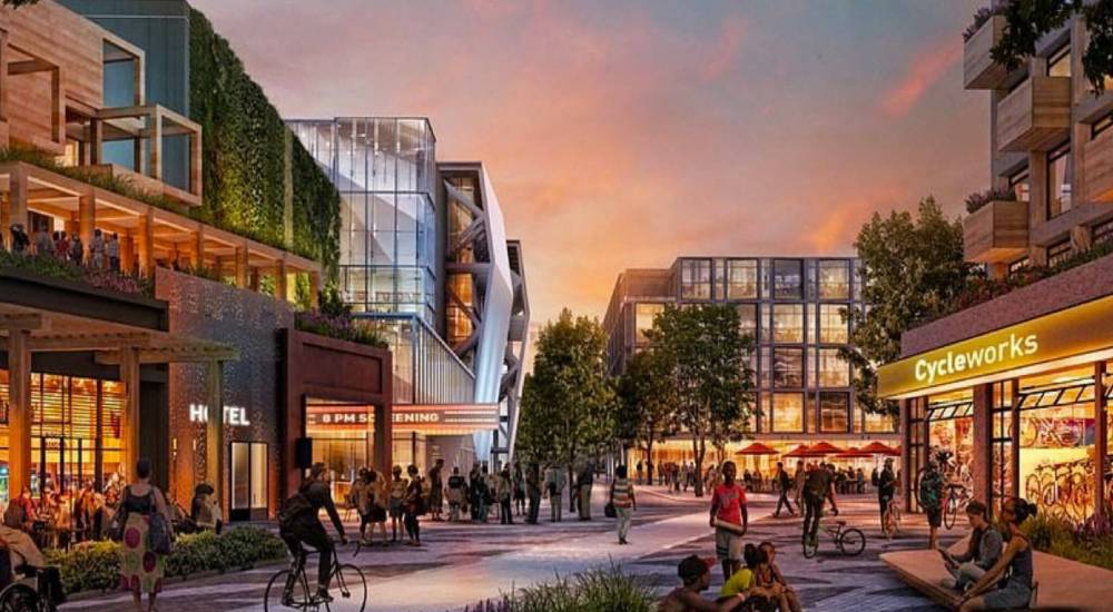 SUPPLIED RENDERING
There’s space for retail and new amenities in Southwood Circle.