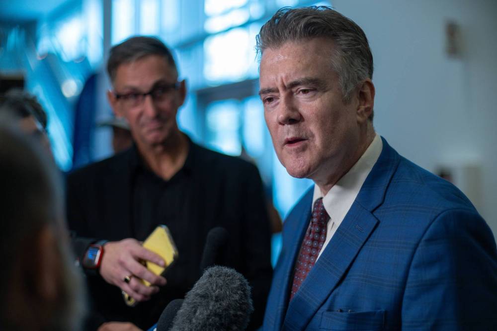 MIKE DEAL / WINNIPEG FREE PRESS
Liberal’s Dougald Lamont chastised both parties for making expensive promises without accountability.