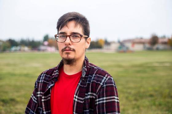 Trevor Kirczenow is a father running for the Manitoba Liberal Party in Springfield-Ritchot. (Mikaela MacKenzie / Winnipeg Free Press)