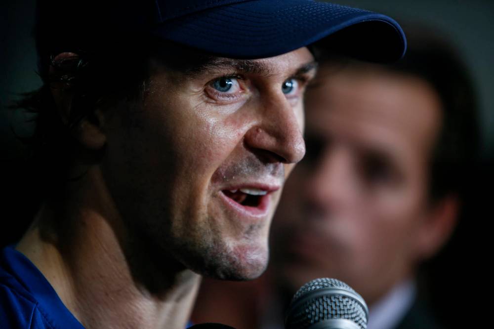 JOHN WOODS / THE CANADIAN PRESS
Mark Scheifele said Thursday the trade rumours that surrounded him all summer long are not on his mind.