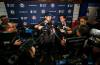 JOHN WOODS / THE CANADIAN PRESS
                                Jets netminder Connor Hellebuyck speaks to the media Thursday.