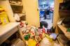 MIKAELA MACKENZIE / WINNIPEG FREE PRESS The kitchen pantry in disarray at Holy Ghost Ukrainian Catholic Church, which was targeted by thieves (who stole essential items including food and toilet paper) this week.