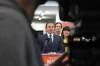 Tyler Searle / Winnipeg Free Press
                                Opposition leader Wab Kinew issued a plea for voters to vote for his party in the upcoming provincial Friday, while flanked by party members at the Tuxedo Community Centre in south Winnipeg.