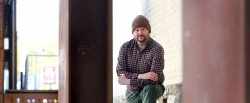 RUTH BONNEVILLE / WINNIPEG FREE PRESS
                                As chair Manitobans for the Arts coalition, Brendan McKeen is trying to make the arts a priority during the provincial election campaign.