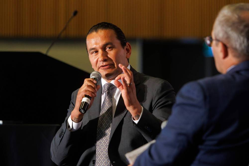 MIKE DEAL / WINNIPEG FREE PRESS FILES
NDP Leader Wab Kinew said his opponents are using dishonourable tactics “in their desperation,” and urged Manitobans to vote against that style of politics.