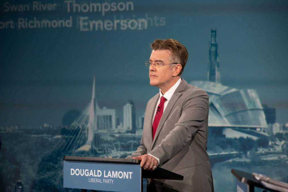 BROOK JONES / WINNIPEG FREE PRESS FILES
Manitoba Liberal Leader Dougald Lamont described the attack ads as disgusting and bad for democracy.