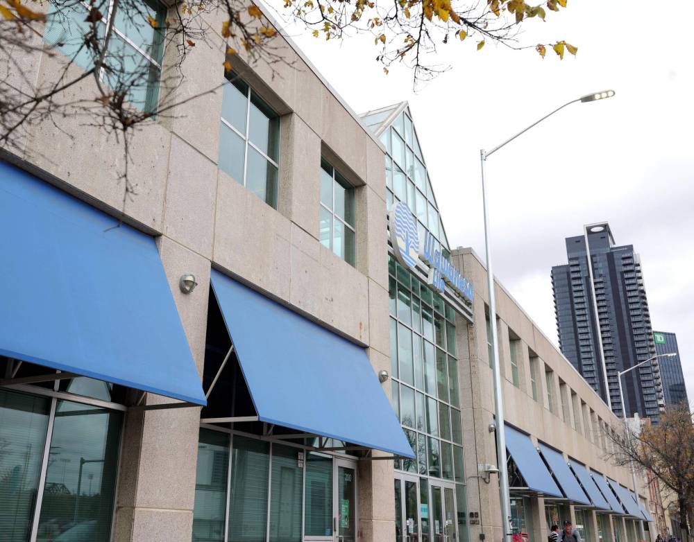 RUTH BONNEVILLE / WINNIPEG FREE PRESS
On Thursday, the MMF announced the purchase — yet to be finalized — of the former Wawanesa Insurance building at 200 Main St.