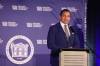 “We’re simply using unallocated funds within the existing provincial budget to fix health care and lower costs for you,” NDP Leader Wab Kinew said at a news conference Thursday. (Tim Smith / The Brandon Sun Files)