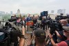 Manitoba NDP Leader Wab Kinew speaks to media during a press conference to kick off the 2023 Manitoba election campaign at the West Broadway Commons in Winnipeg on Tuesday, September 5, 2023. THE CANADIAN PRESS/David Lipnowski