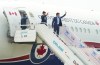 Prime Minister Justin Trudeau and son Xavier depart New Delhi, India on Tuesday, Sept. 12, 2023. Trudeau's departure was delayed several days due to a technical issue with his military aircraft.  THE CANADIAN PRESS/Sean Kilpatrick