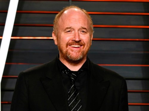 FILE - Louis C.K. appears at the Vanity Fair Oscar Party in Beverly Hills, Calif., on Feb. 28, 2016. A new documentary, 