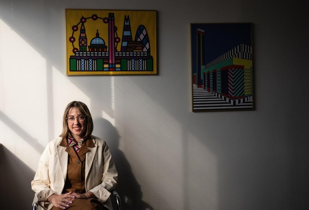 Lawyer Melissa Bourgeois of One Family Law is pictured in Edmonton on Tuesday September 12, 2023. Bourgeois has come up with a new divorce model that allows couples to share one lawyer through the process, saving money as a result. THE CANADIAN PRESS/Jason Franson