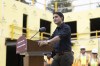 The Liberals are insisting they can reverse their slumping poll numbers, as MPs gather for the last day of strategy planning ahead of Parliament's return next week. Prime Minister Justin Trudeau visits the construction site of an affordable housing project in London, Ont., Wednesday, Sept. 13, 2023. THE CANADIAN PRESS/Nicole Osborne