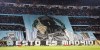 FILE - Real Madrid's fans shows their flag that says: 