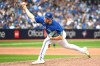 Hard-throwing Nate Pearson was recalled by the Toronto Blue Jays from their triple-A affiliate in Buffalo, N.Y. The righty was active for Friday's game against the visiting Boston Red Sox. Pearson throws to a Chicago Cubs batter in ninth inning MLB baseball action in Toronto, Sunday, Aug. 13, 2023. THE CANADIAN PRESS/Jon Blacker