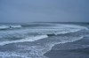 Waves at Port Maitland Beach crash as post-tropical storm Lee approaches in Port Maitland, N.S. on Saturday, Sept. 16, 2023. THE CANADIAN PRESS/Bill Curry