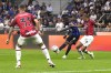 Inter Milan's Marcus Thuram, center, scores his side's 2nd goal during a Serie A soccer match between Inter Milan and AC Milan at the San Siro stadium in Milan, Italy, Saturday, Sept.16, 2023. (AP Photo/Antonio Calanni)