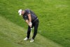 Ryan Fox of New Zealand in action during day four of the 2023 PGA Championship at Wentworth Golf Club in Virginia Water, Surrey, England, Sunday, Sept. 17, 2023. (John Walton/PA via AP)