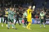 Celtic's goalkeeper Joe Hart, center, and teammates after losting their Champions League Group E soccer match between Feyenoord and Celtic at the Kuip stadium in Rotterdam, Netherlands, Tuesday, Sept. 19, 2023. (AP Photo/Peter Dejong)
