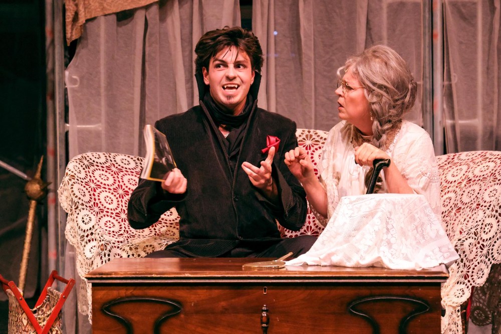 LEIF NORMAN PHOTO
Cox and Bajer faced a challenge in maintaining the audience’s attention in a rare example of a two-hander musical.