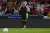Salzburg's Roko Simic celebrates scoring his side's opening goal during the Champions League group D soccer match between SL Benfica and Salzburg at the Luz stadium in Lisbon, Wednesday, Sept. 20, 2023. (AP Photo/Armando Franca)