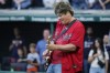 Guitarist Paul Sidoti performs the national anthem before a baseball game between the Baltimore Orioles and the Cleveland Guardians, Friday, Sept. 22, 2023, in Cleveland. (AP Photo/Sue Ogrocki)