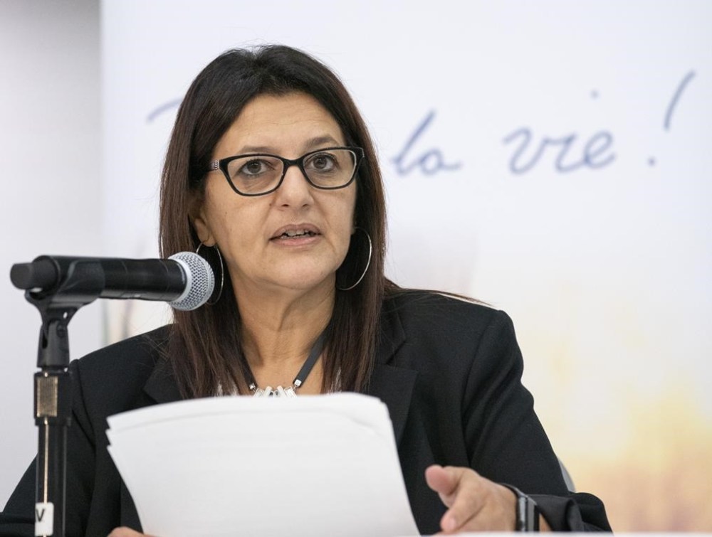 Coroner Gehane Kamel comments on her report on the death of Joyce Echaquan during a news conference in Trois-Rivieres, Que., Tuesday, Oct. 5, 2021. A coroner's inquest will open today in Montreal into the murders of three men seemingly killed at random over a 24-hour span at the hands of a 26-year-old man in August 2022. THE CANADIAN PRESS/Ryan Remiorz